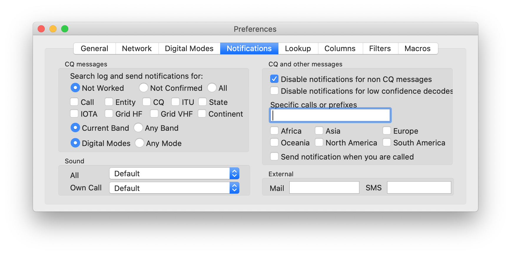 notifications